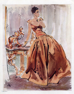 Molyneux 1938 Evening Gown, Eric
