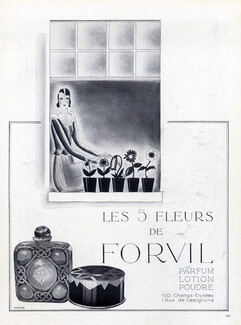 Forvil (Perfumes) 1931 Les 5 Fleurs