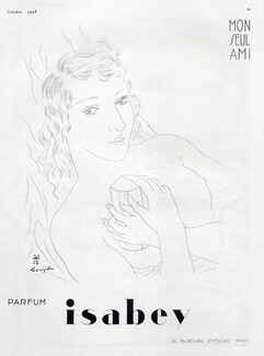 Isabey (Perfumes) 1928 Mon Seul Ami, Foujita