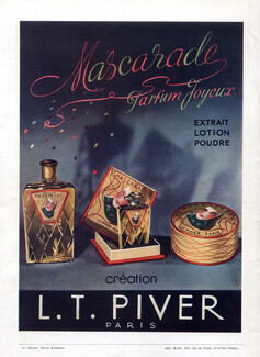 Piver L.T. (Perfumes) 1938 Mascarade