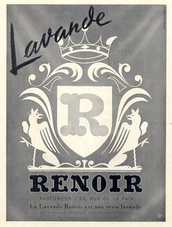 Renoir (Perfumes) 1941 Lavande
