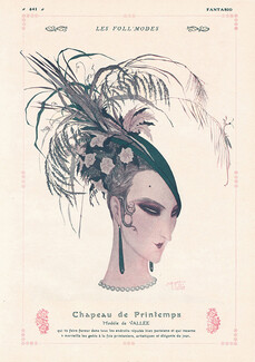 Armand Vallée 1914 Spring Hats, Foll'Modes