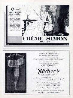 Crème Simon (Leon Benigni) 1929 Warner's, Girdle