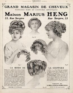 Marius Heng (Hairstyle) 1911 Hairpieces