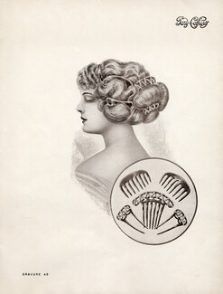 Paris-Coiffures (Hairstyle) 1911 Combs, Westfield