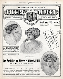 Pierre & Albert Jenin (Hairstyle) 1909 Hairpieces