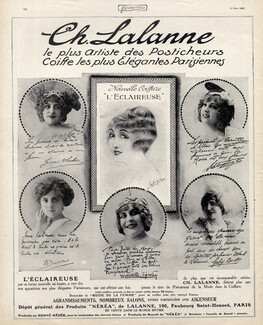 Lalanne (Hairstyle) 1913 Gaby Boisssy... Artists, Autograph