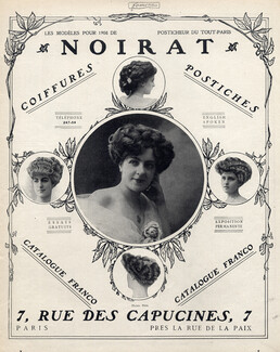 Noirat (Hairstyle) 1908 Hairpieces