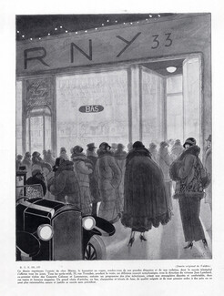 Marny (Stockings) 1924 Shop, Store, Vald'Es