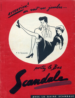 Scandale (Stockings) 1953 Raymond de Lavererie