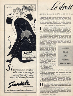 Scandale (Lingerie) 1952 Fix Masseau, Girdle