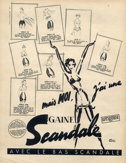 Scandale (Lingerie) 1952 Facon Marrec, Girdle