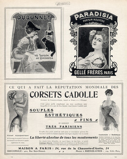 Cadolle (Lingerie) 1908 Corset, Gellé Frères Paradisia Perfume