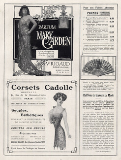 Cadolle (Lingerie) 1913 Corset, Rigaud Mary Garden