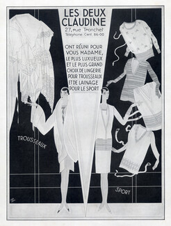 Deux Claudine (Lingerie) 1928
