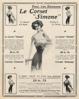 Claverie (Lingerie) 1909 "Simone"