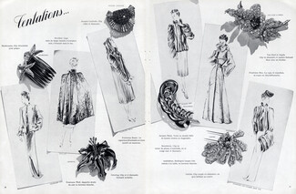 Jewels Clips 1938 Cartier, Mauboussin, Lacloche, Boucheron, Van Cleef, Ostertag, Furs (Weil Max Revillon)