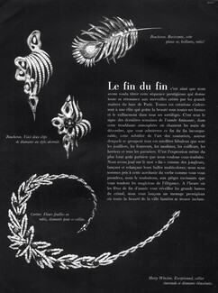 Cartier (Necklace) & Boucheron (Clips) 1963