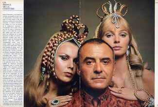 Van Cleef & Arpels (Jewels) 1968 Necklaces, Ring, Earrings, Alexandre Hairstyle