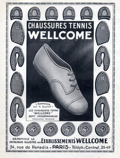 Ets Wellcome (Tennis Shoes) 1922