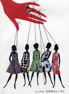 Amorella (Fabric) 1963 Rhodia