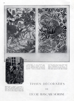 Bianchini Ferier (Textile) 1925 Drawings Lorenzi & Raoul Dufy