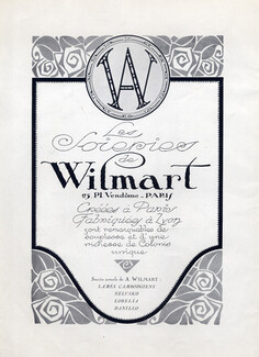 Wilmart (Textile) 1923 Art Nouveau Style