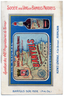 Catalogue Vins de Banyuls (Wines) 1905 Factory, 10 pages, 10 pages