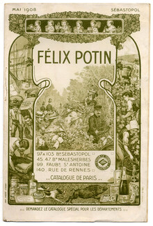 Félix Potin (Leaflet Champain) 1908 Malakoff & Phénix, 4 pages