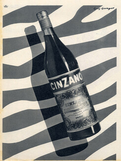Cinzano (Drinks) 1955 Guy Georget