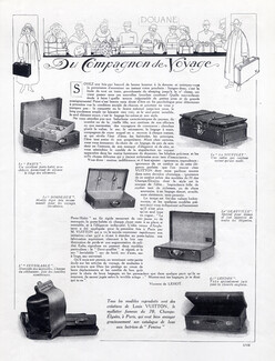 Louis Vuitton 1921 Suitcases, Grignon, Texte Vicomte de Lehot