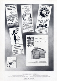 Les Trois Selliers (Luggage) 1947 Handbag