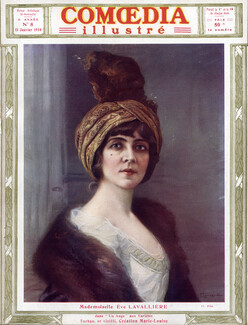 Eve Lavallière 1910 Turban Marie-Louise