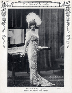 Premet 1912 Marthe Mellot, Evening Gown