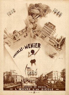 Menier (Chocolates) 1932 Noisiel Factory, Roumy
