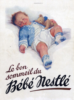 Nestlé (Chocolates) 1931 Baby and his Bear