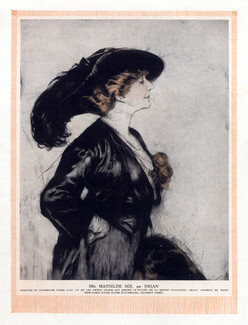 Etienne Drian 1913 Mathilde Sée Portrait