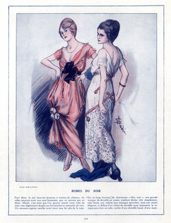 Soulié 1912 Evening Gown