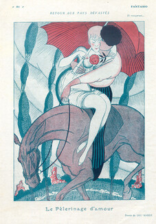 Del Marle 1919 ''Le Pélerinage d'amour'', Lovers