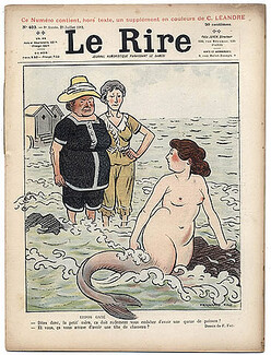 LE RIRE 1902 N°403 Fernand Fau, Charles Léandre, Henri Avelot, Mermaid, 20 pages