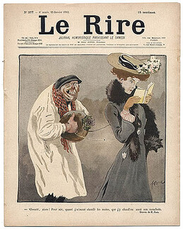 LE RIRE 1902 N°377 Ferdinand Bac, Sancha, Abel Faivre, Lucien Métivet, Léonce Burret, Absinthe