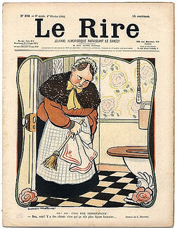 LE RIRE 1902 N°378 Lucien Métivet, Jacques Villon, Jeanniot, Caran d'Ache (Emmanuel Poiré)