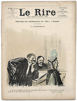 LE RIRE 1902 N°389 Gavarni, Jean-Louis Forain, Roubille, Willette, Caran D'Ache, Charles Léandre