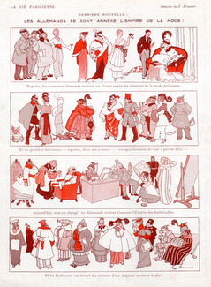 Zygismund Brunner 1915 Les Berlinoises et la Mode Parisienne