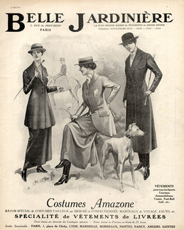 Belle Jardinière 1914 Sighthound, Amazone Costume