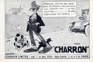 Charron (Cars) 1910 Gus Bofa