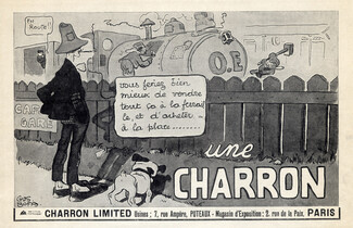Charron (Cars) 1911 Gus Bofa, French Bulldog