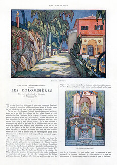 Une Villa Méditerranéenne - Les Colombières, 1924 - Ferdinand Bac Oeuvre Architecturale & Decorative, Text by Robert de la Sizeranne, 5 pages