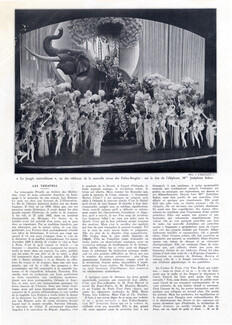 Josephine Baker 1936 La Jungle Merveilleuse, Folies Bergère
