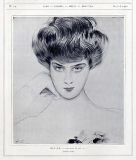 Paul Helleu 1902 Portrait de Mrs X...